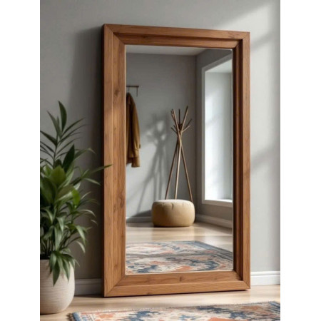 Solid Oak : Khung Gương Gỗ Sồi 80 x 120cm